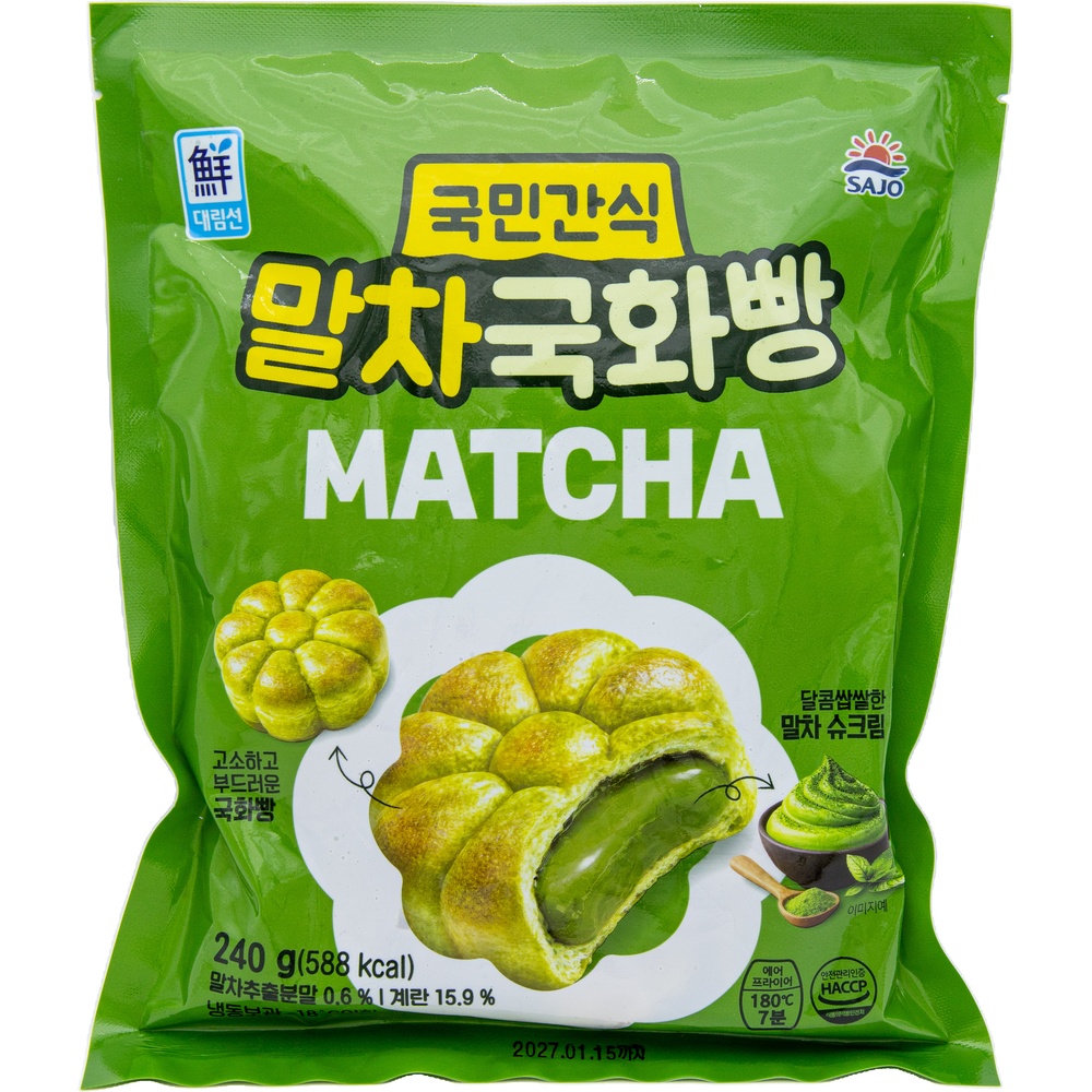 사조 대림선 말차국화빵 240g