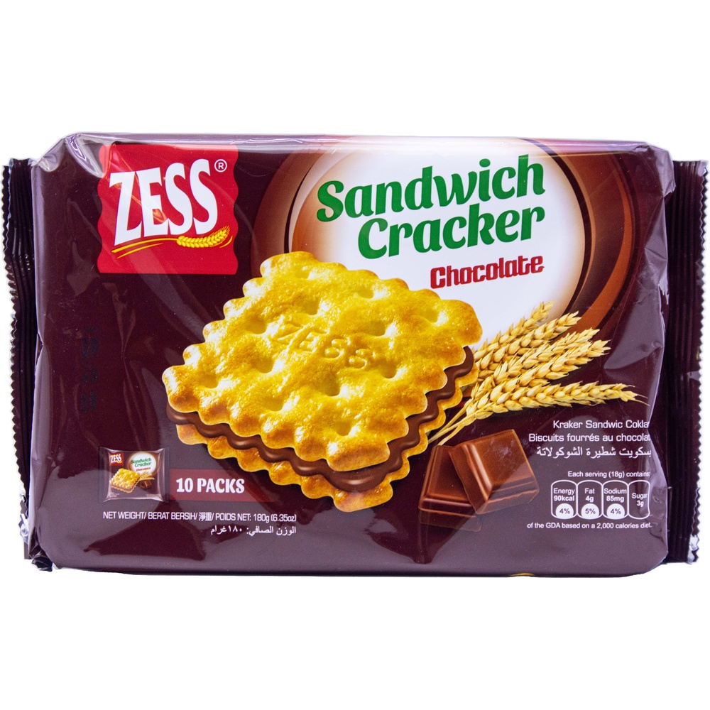 오리엔탈푸드 제스 샌드위치 크래커 초코맛 18g