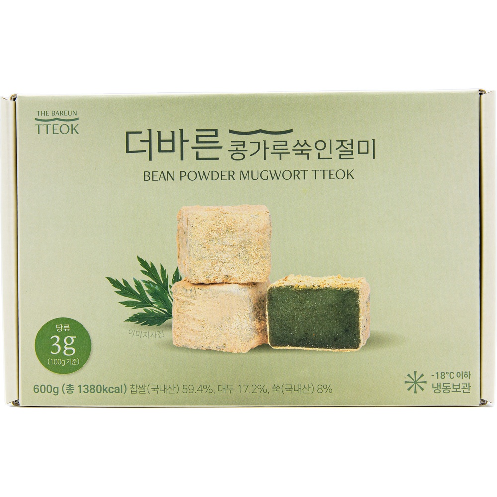 더바른떡 더바른 콩가루쑥인절미 600g