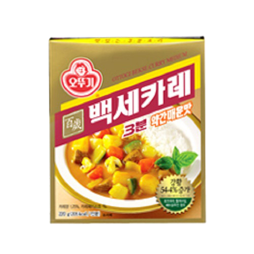 오뚜기 3분 백세카레 약간매운맛 200g