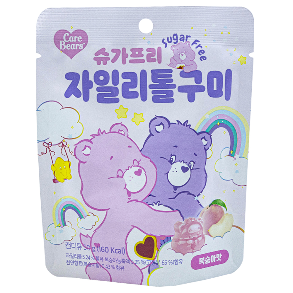 케어베어 슈가프리 자일리톨구미 복숭아맛 50g