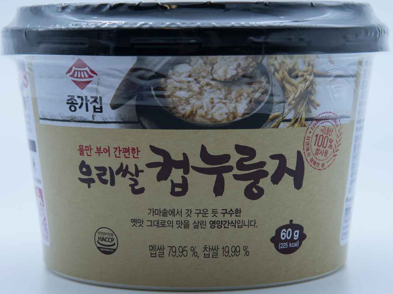 대상 종가집 순쌀 컵누룽지 60g