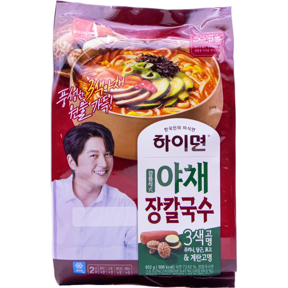 삼립 하이면 야채 장칼국수 326g
