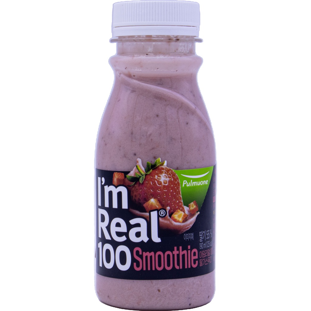 풀무원 아임리얼 100 딸기스무디 190mL