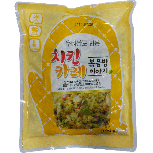 한우물 볶음밥이야기 우리쌀로 만든 치킨카레 300g