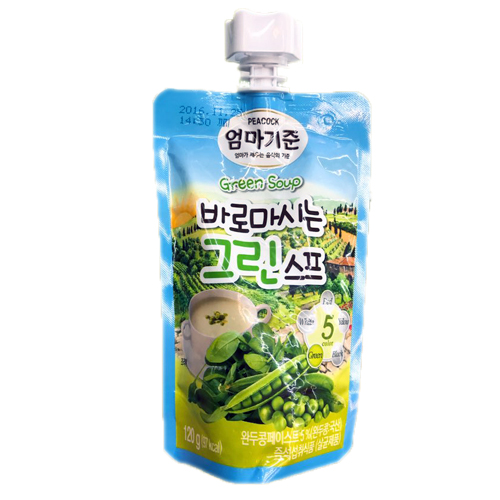 피코크 엄마기준 바로 마시는 그린 스프 120g
