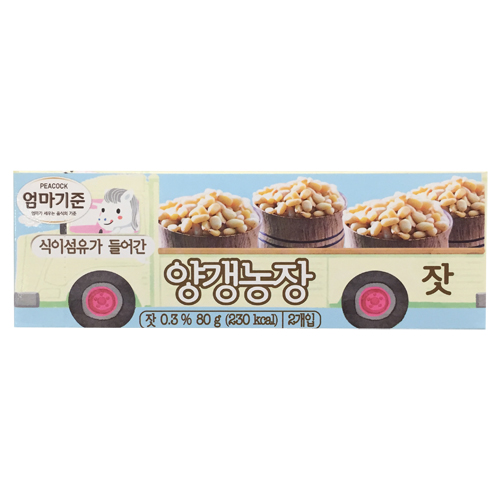 이마트 피코크 엄마기준 양갱농장 잣 80g