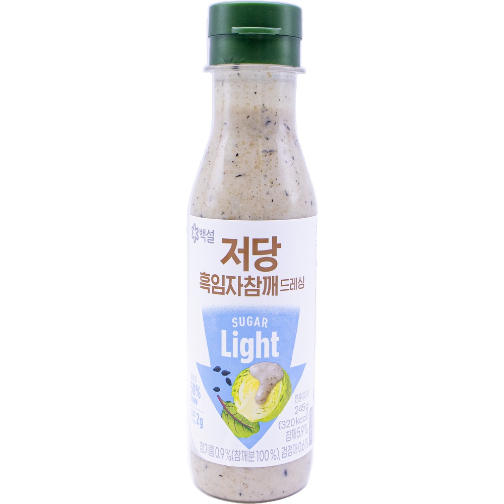 CJ 백설 저당 흑임자참깨 드레싱 245g