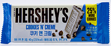 허쉬 쿠키 앤 크림 40g