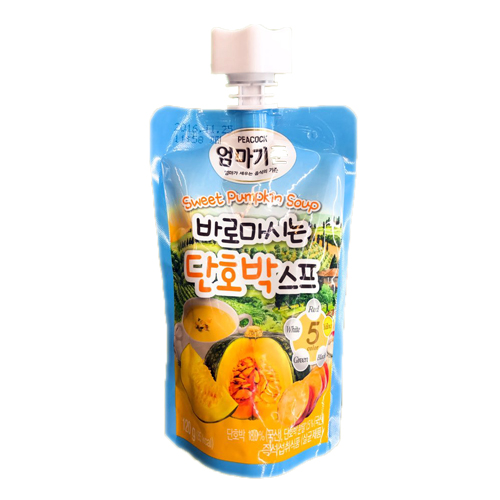 피코크 엄마기준 바로 마시는 단호박 스프 120g