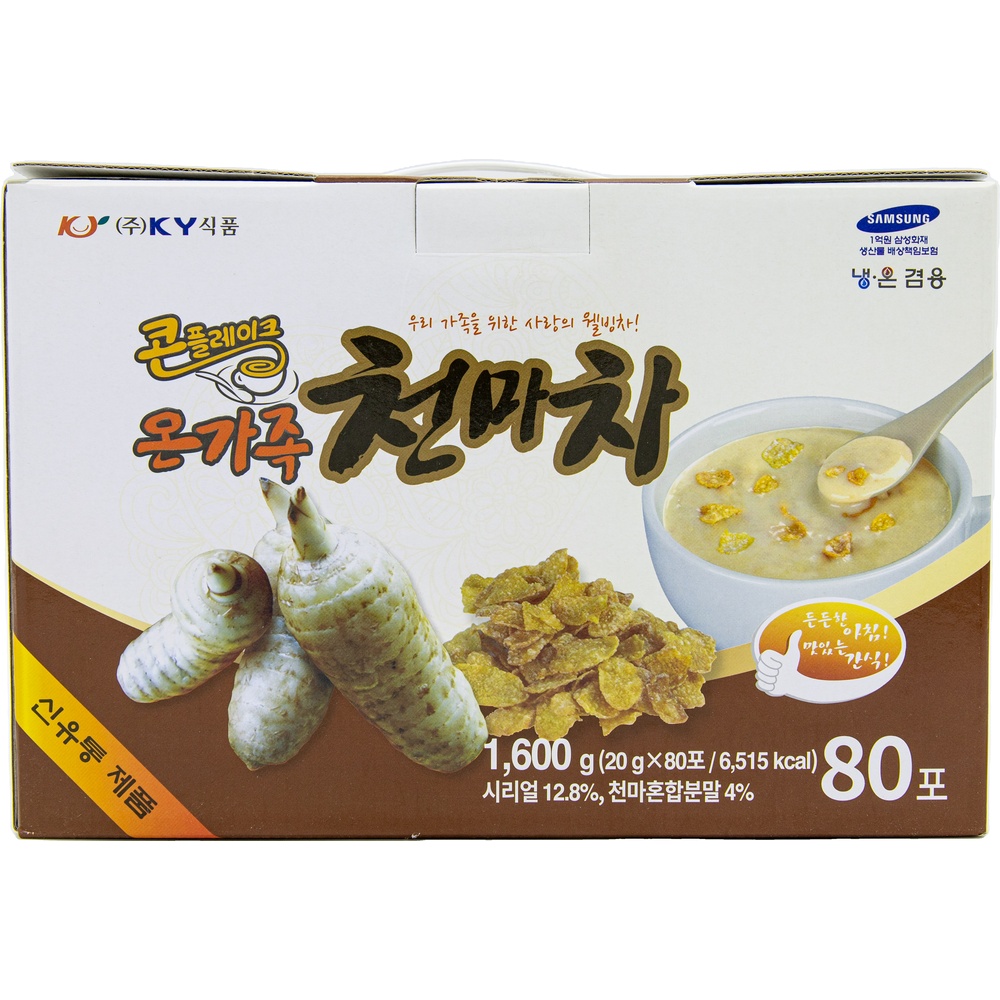 KY식품 콘플레이크 온가족 천마차 20g