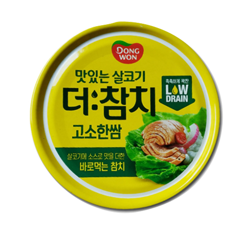 동원 맛있는살코기 더참치 고소한쌈 90g