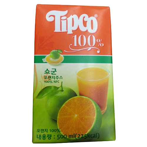 팁코 쇼군 오렌지 주스 500ml
