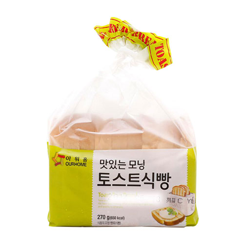아워홈 맛있는 모닝 토스트 식빵 270g