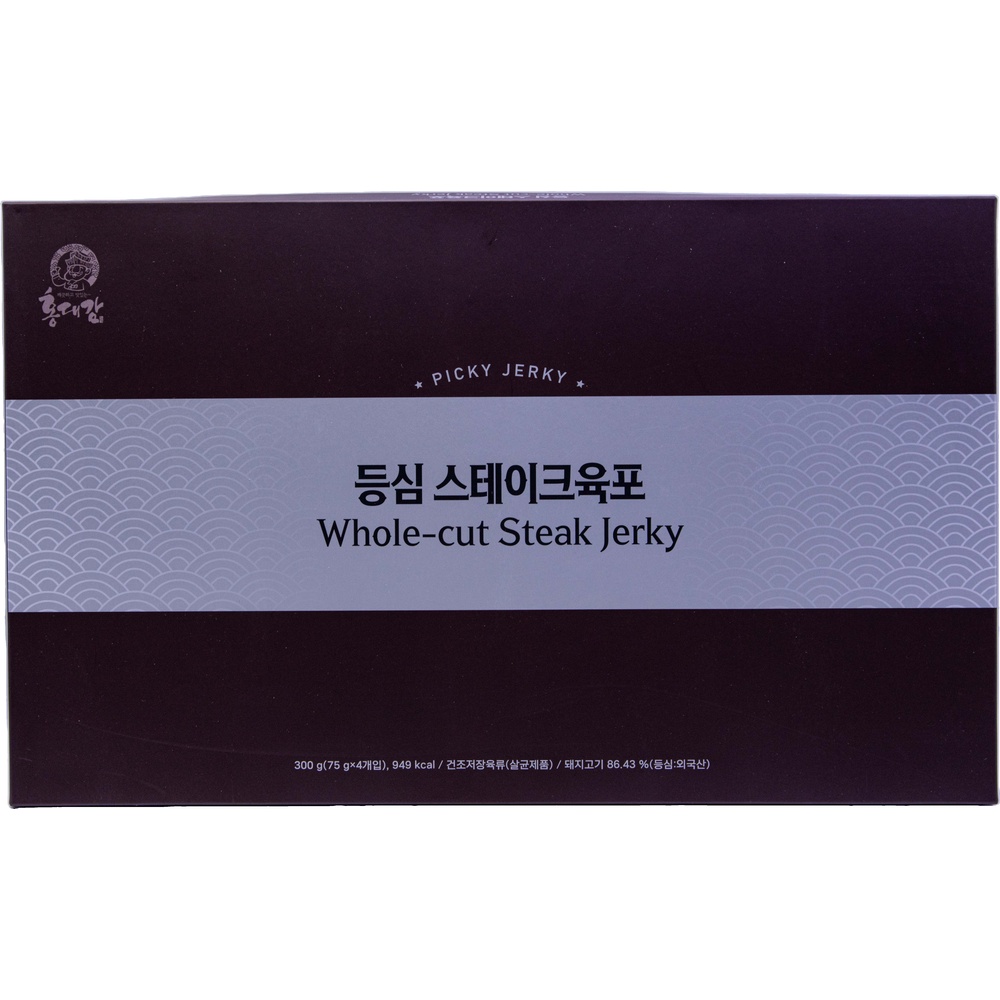 청미식품 홍대감 피키저키 등심 스테이크 육포 75g