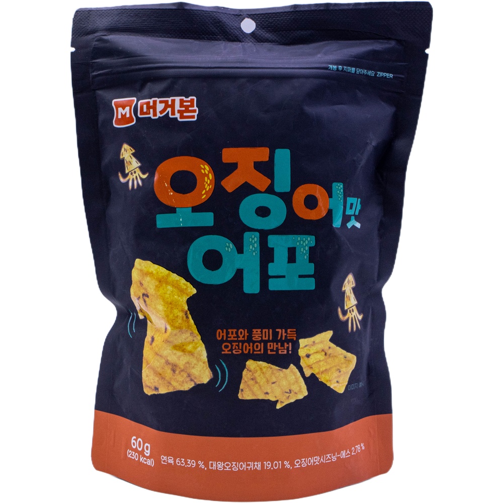 머거본 오징어맛 어포 60g