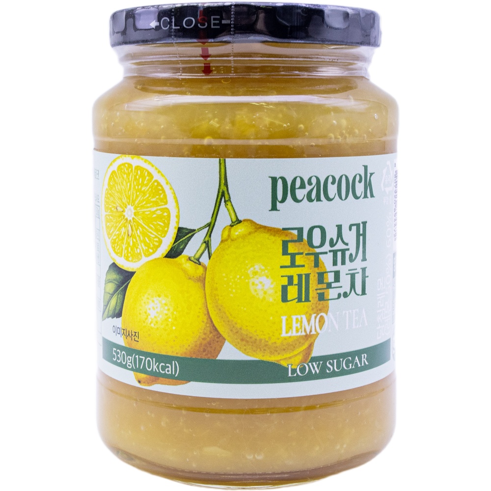 이마트 피코크 로우슈가 레몬차 530g