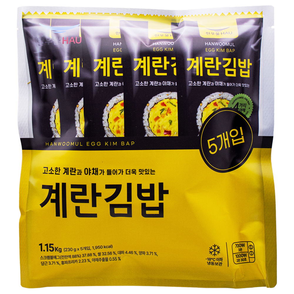 한우물 계란김밥 230g