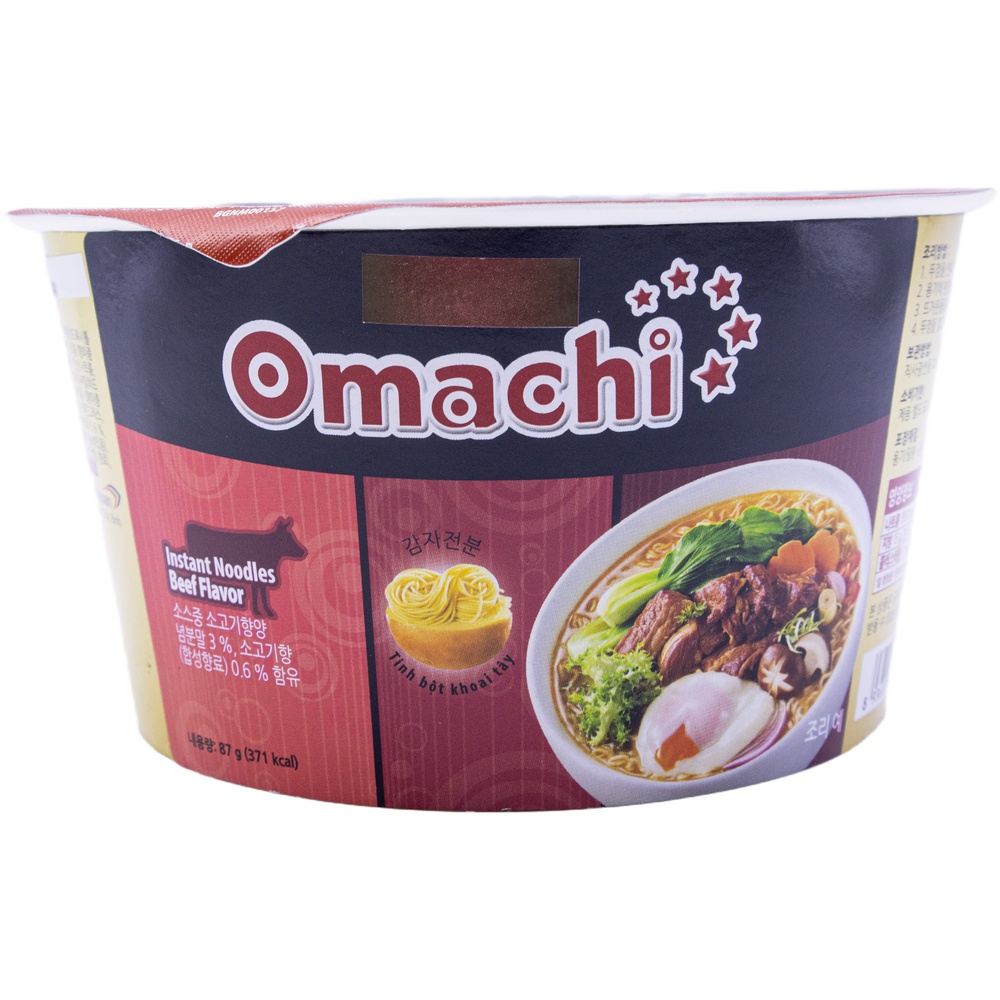 오마치 소고기향 컵라면 87g