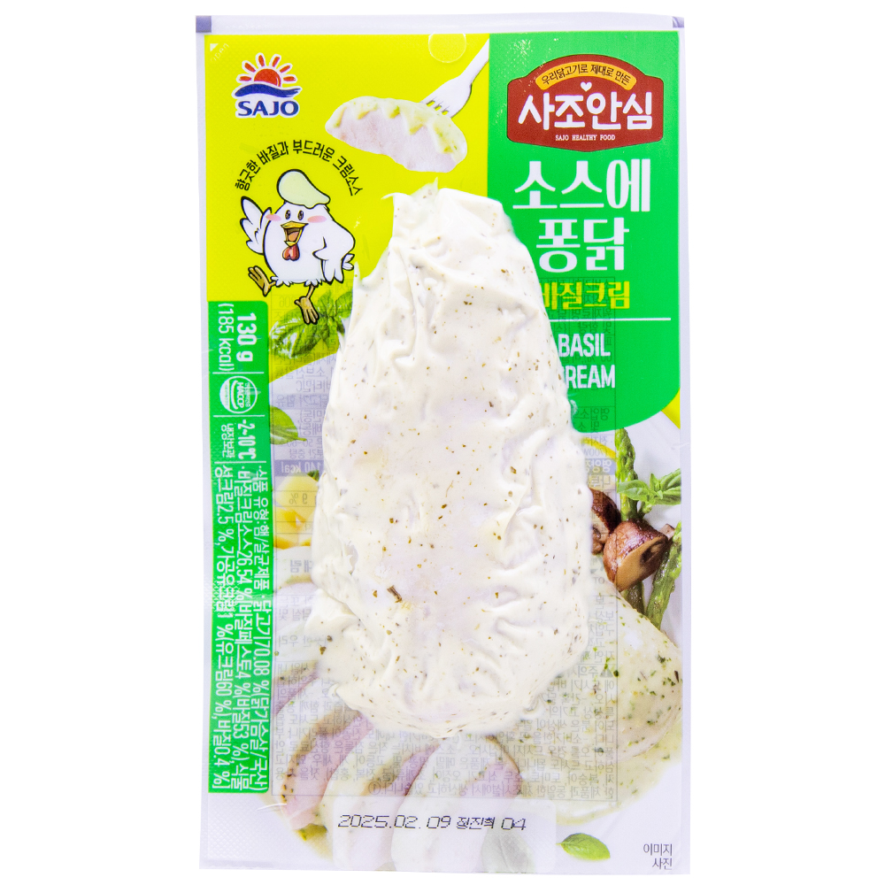 사조 사조안심 소스에 퐁닭 바질크림 130g