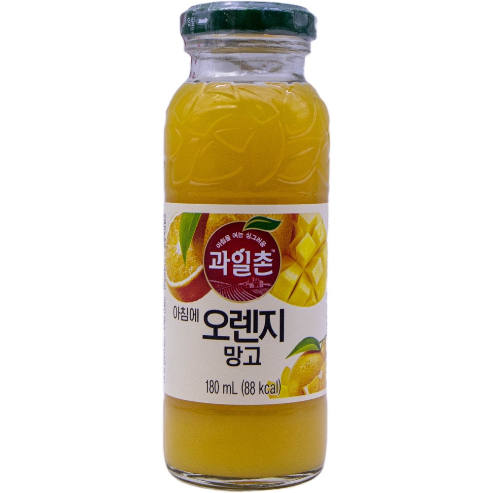 해태 과일촌 아침에 오렌지망고 180mL