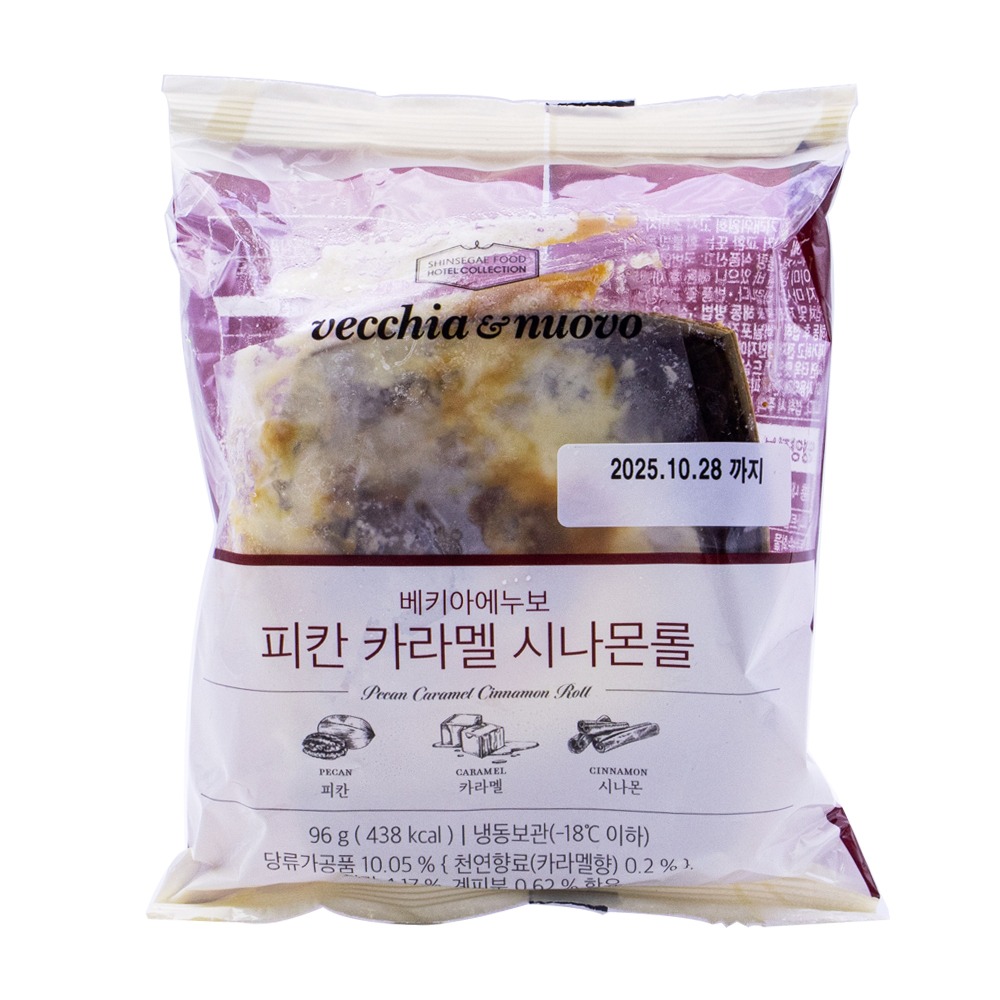 신세계푸드 호텔컬렉션 베키아에누보 피칸 카라멜 시나몬롤 96g