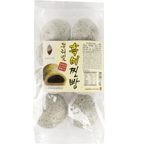 네니아 우리밀흑미찐빵 400g