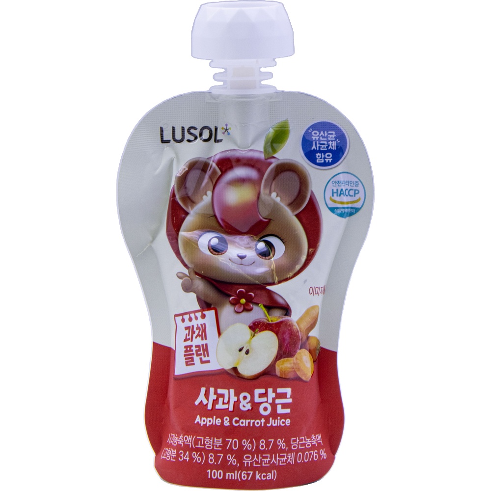 에르코스 루솔 과채플랜 사과 당근 100mL