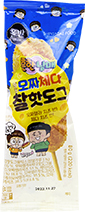 신세계 올반 흔한남매 모짜체다 찰 핫도그 80g