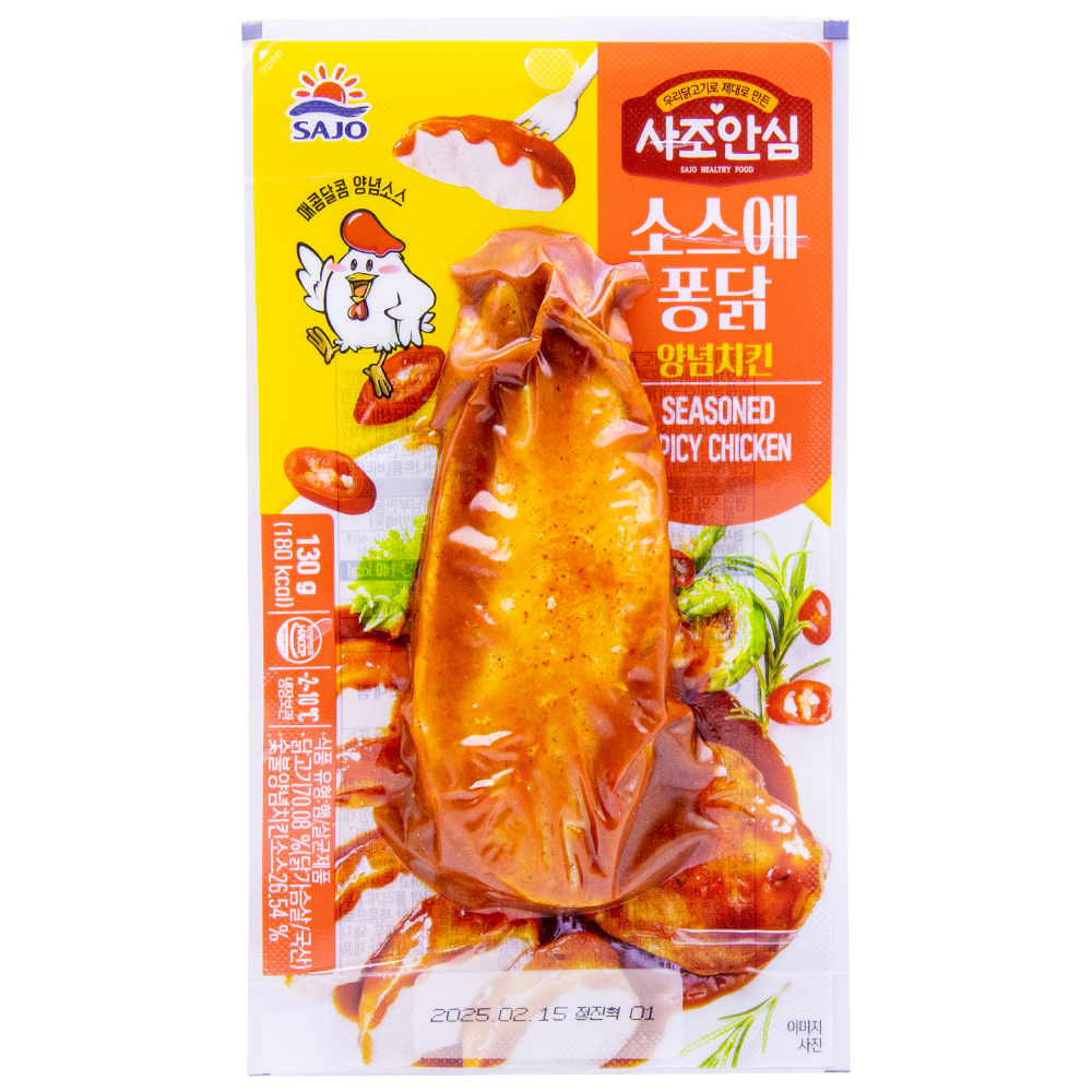 사조 사조안심 소스에 퐁닭 양념치킨 130g