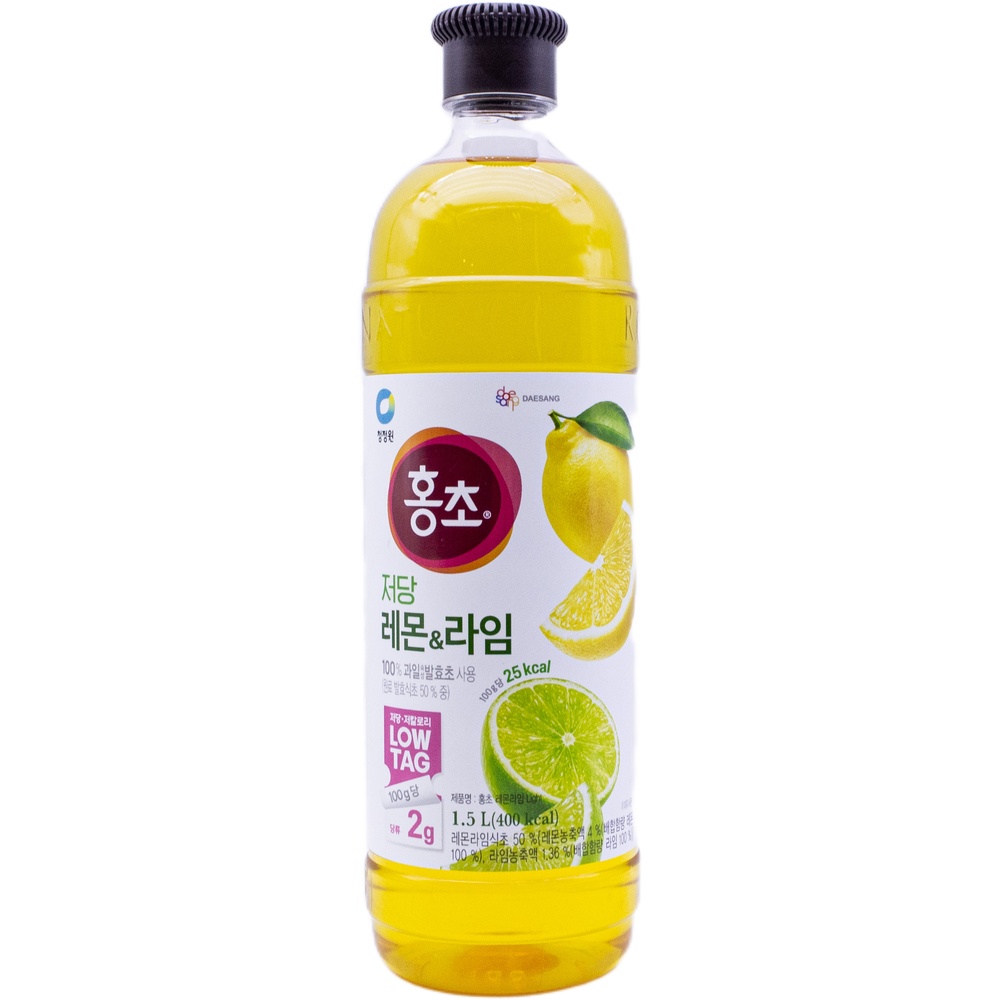 대상 청정원 홍초 저당 레몬 라임 1.5L