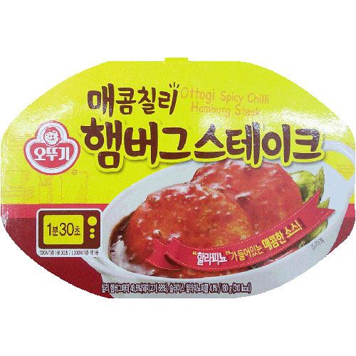 오뚜기 매콤칠리 햄버그스테이크 180g