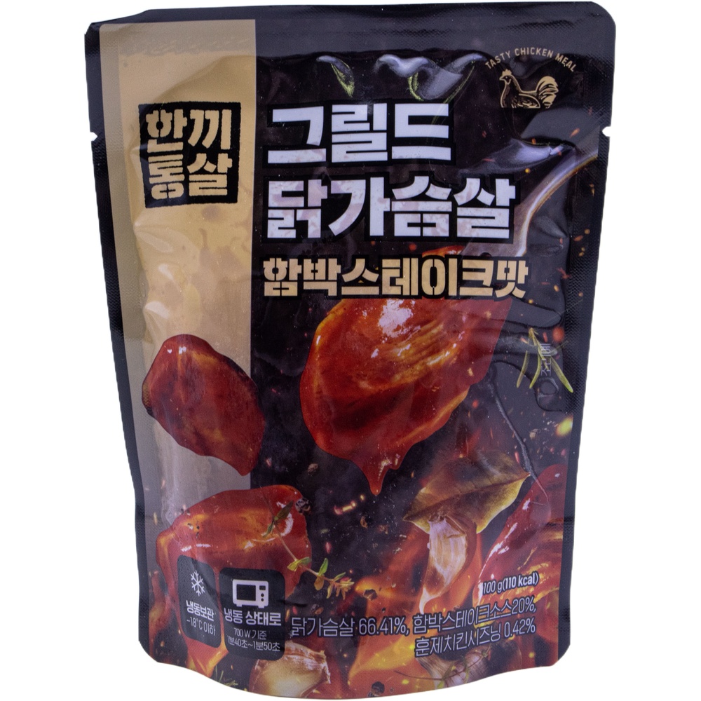 이그니스 한끼통살 그릴드 닭가슴살 함박스테이크맛 100g