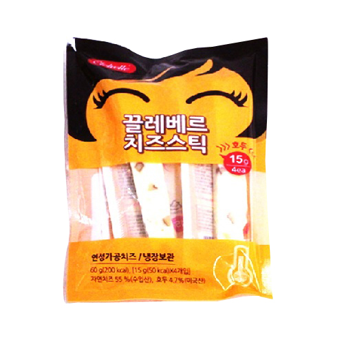 끌레베르 치즈스틱 호두 60g