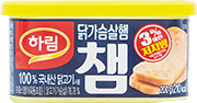하림 저지방 햄 3% 챔 200g