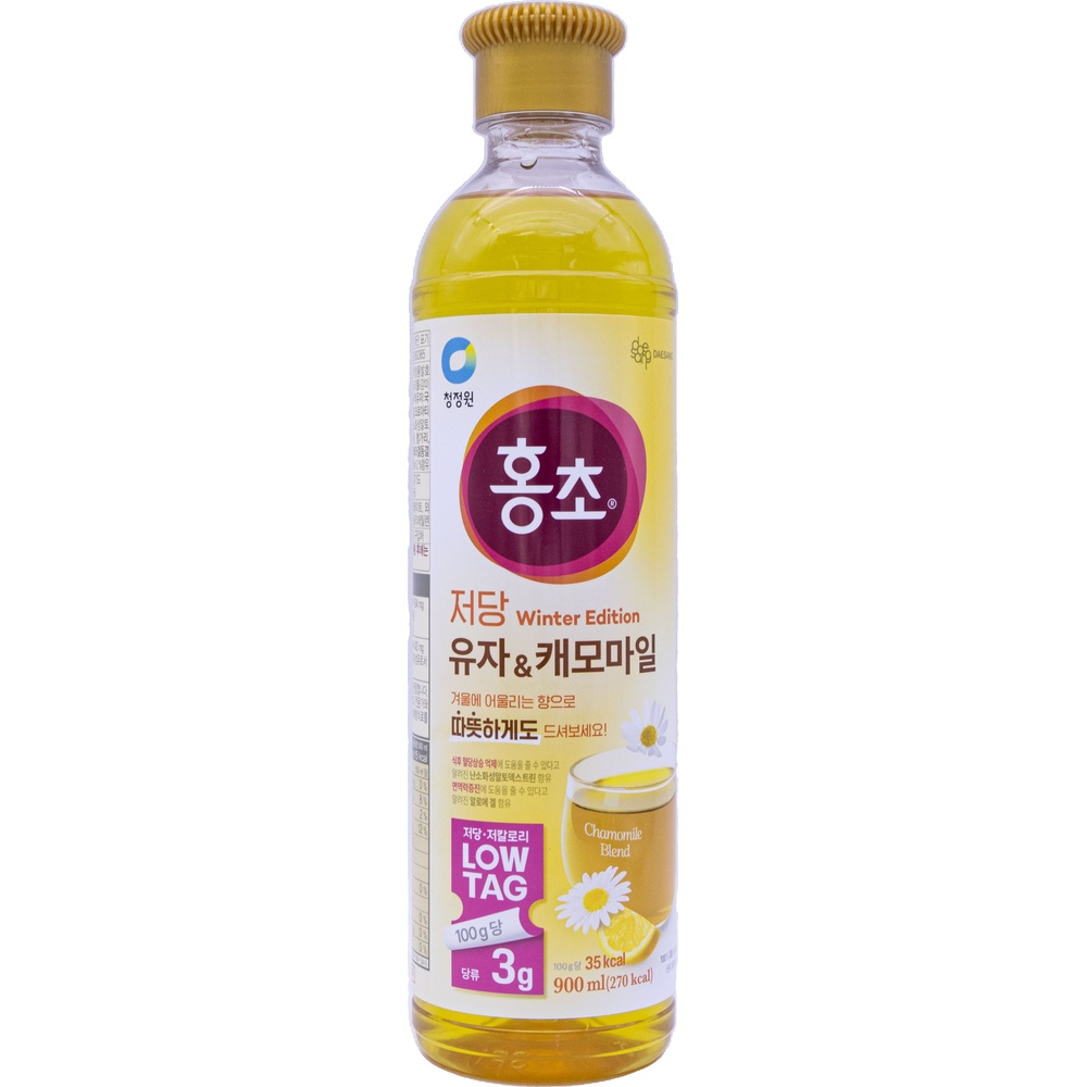 대상 청정원 저당 홍초 유자 캐모마일 900mL