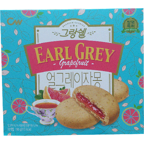 청우 그랑쉘 얼그레이자몽 190g