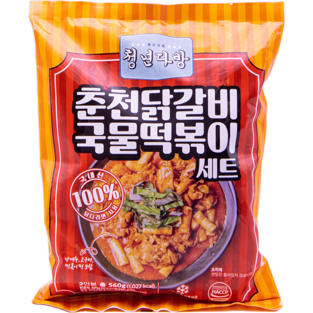 금보식품 청년다방 춘천 닭갈비 국물 떡볶이 560g