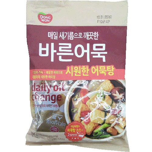 동원 바른어묵 시원한어묵탕 398g