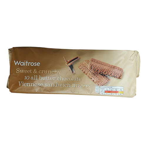웨이트로즈 10올버터 초콜릿 비어니즈 샌드위치핑거 150g