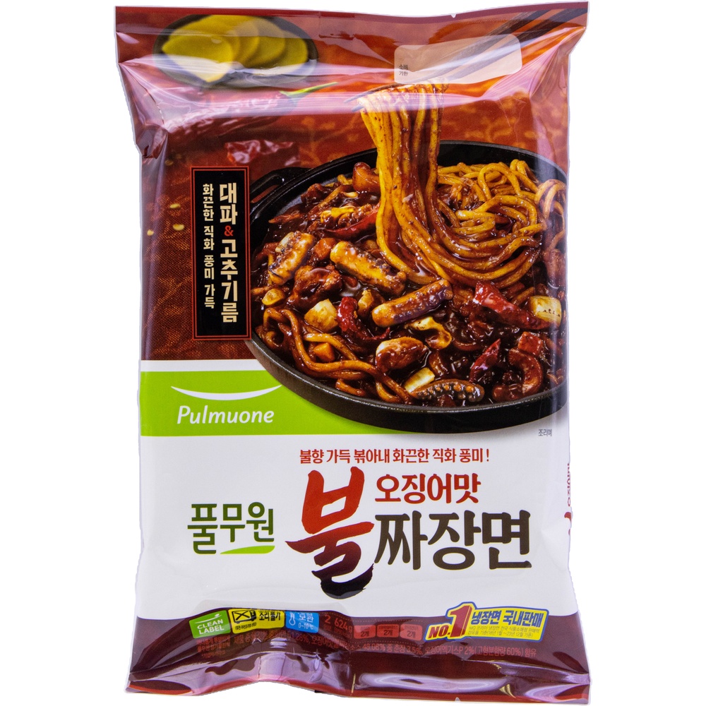 풀무원 오징어맛 불짜장면 312g