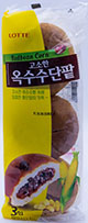 롯데 고소한옥수수단팥빵 330g
