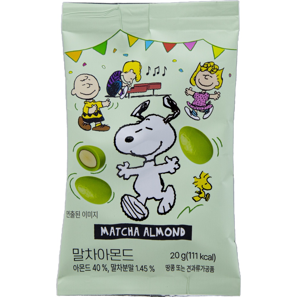 선명농수산 썬넛트 피너츠 말차아몬드 20g