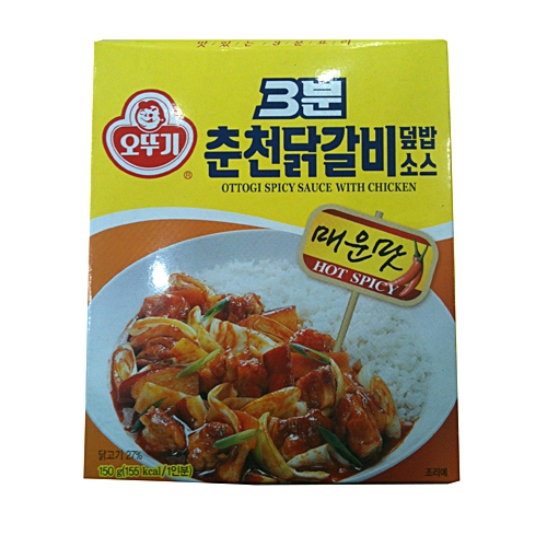 오뚜기 3분 춘천닭갈비 덮밥소스 150g