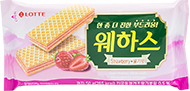 롯데 웨하스 딸기맛 50g