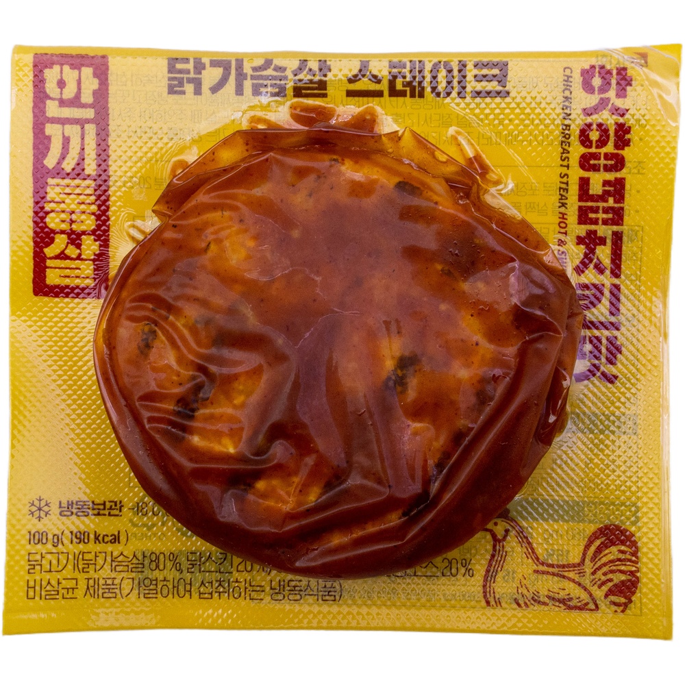 이그니스 한끼통살 닭가슴살 스테이크 핫양념치킨맛 100g