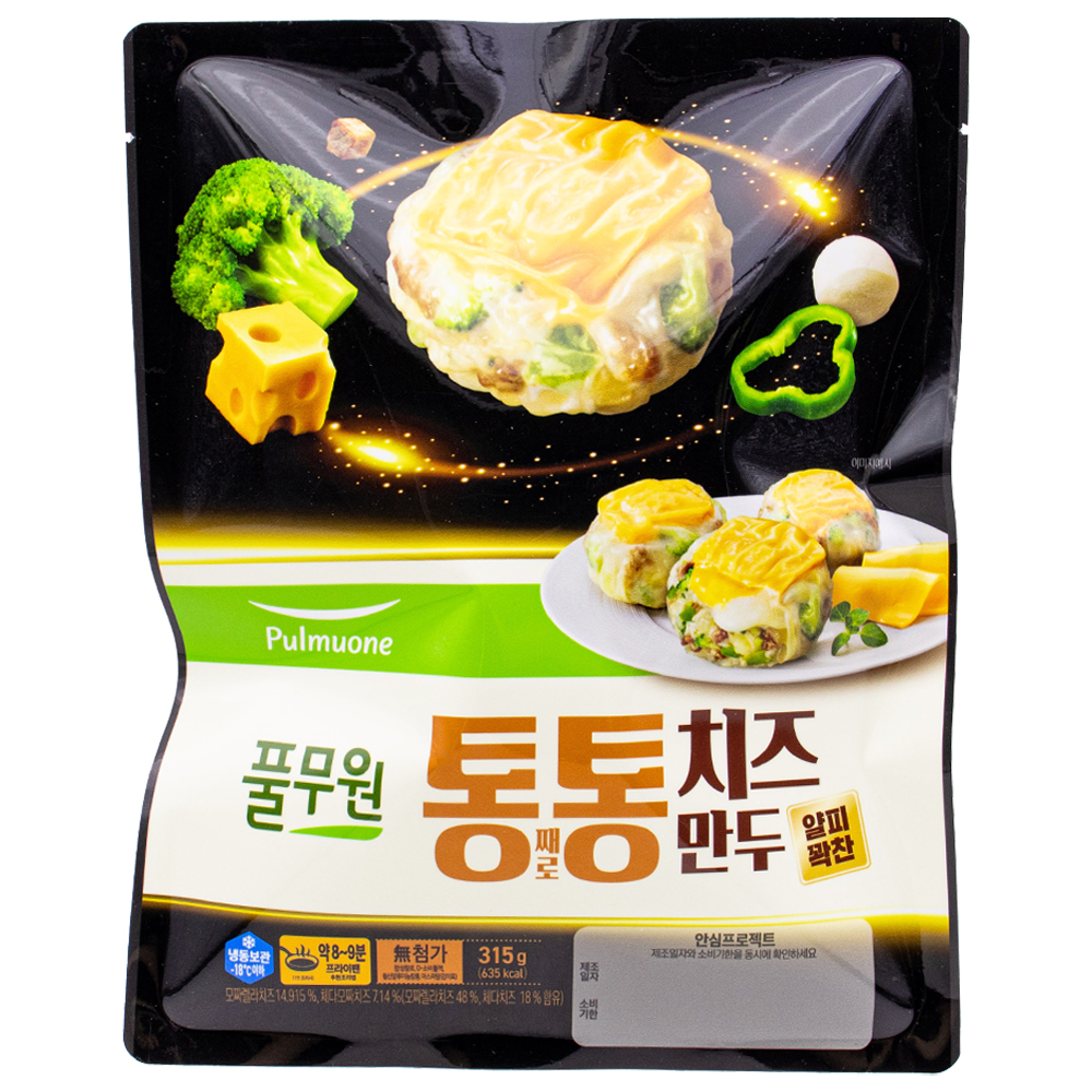 풀무원 통째로 통치즈만두 315g