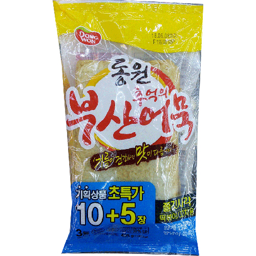 동원 부산어묵 쫄깃사각 495g