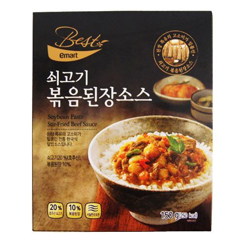 이마트 밥 한 그릇 뚝딱 쇠고기 볶음된장 덮밥소스 150g