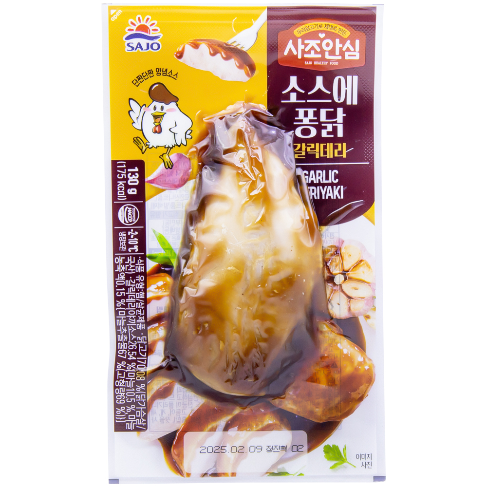 사조 사조안심 소스에 퐁닭 갈릭데리 130g